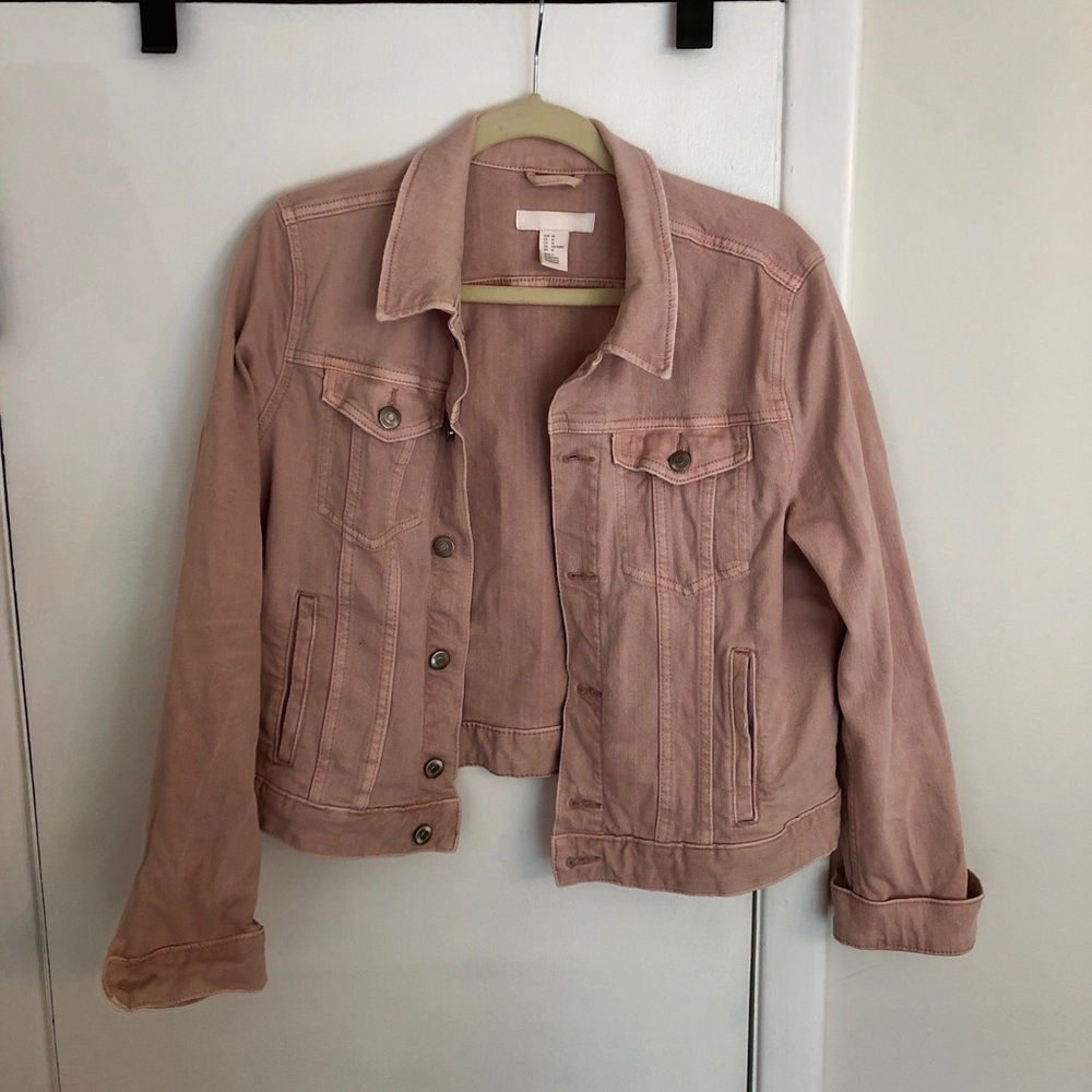 H&M Women’s Light Pink Jean Jacket